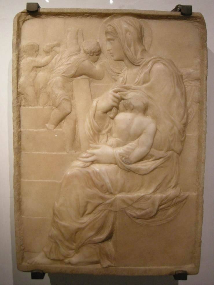 scultura di Michelangelo: Madonna della scala