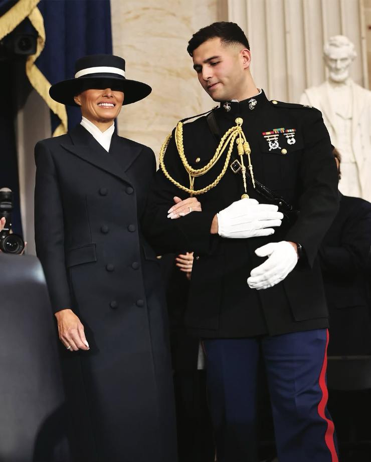 melania trump trench adam lippes