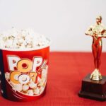 Statuetta Oscar, pop-corn